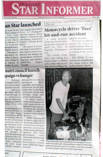 Star Informer Daily Front page