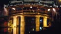 the Japanese Bridge is spellbinding at night