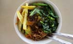 we eat healthy vegetarian Vietnamese cuisine at the center