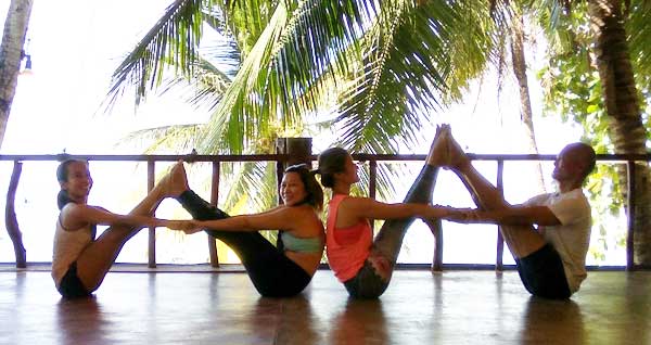 Yoga with Jing and Rai at Oasis Resort