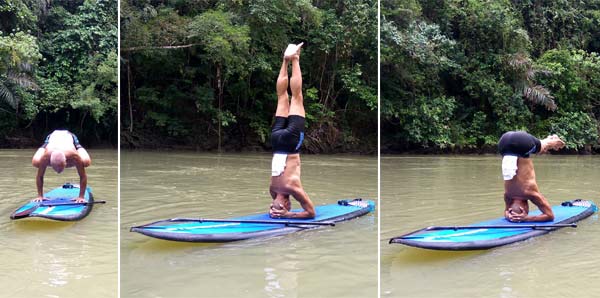 Loboc River SUP yoga