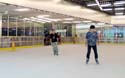 ice skating at the new rink at SM Mega Mall
