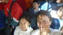en route to Buddha Park by public bus with Tuyen, my Vietnamese traveling buddy