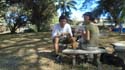 a picnic with Tuyen before the trip back to Vientiane