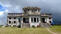 the Bokor Palace Hotel & Casino now under renovation. Inset is how it languished for decades 