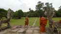 Buddhist monks in Angkor Wat
