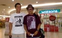 I was walking inside Ali Mall with my 'Elvis Rides Again' t-shirt featuring Romeo Lee. And out of nowhere, he pops from nowhere!