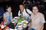 invited to dinner by Phung and Nhi