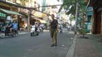 roaming the streets of Saigon with my nouc mi