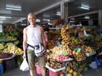 at the fruit market in Dumaguete