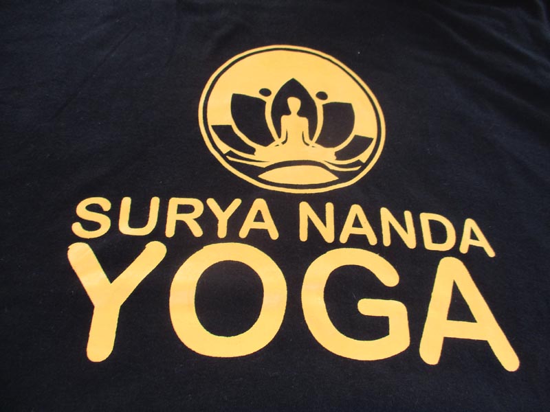 get your Surya Nanda Yoga t-shirt and support your local yoga studio