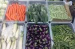 vegetables in the market are no different from the typical Asian market