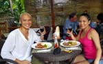 with Metz at Simon's mouth-watering Friday bbq buffet at Dumaguete Divers