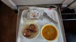 meals were served in the train...not bad really