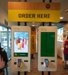 electronic ordering at McDonalds