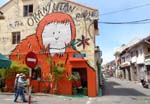 Malacca's street art is closely patterned after Penang