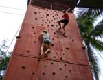 going up and rapelling down