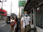 mask-on while walking around Kamagong area, Makati