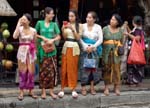 the beautiful Balinese ladies in traditional clothing