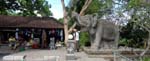 a concrete elephant is as close as it gets to an elephant at the Elephant Cave