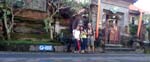 outside Taman Hati Yoga Ashram with Shoco and Eunice