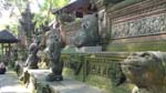 many characters/deities adorn the temples