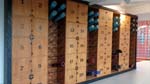 art-deco lockers and mat storage 