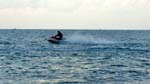 jet skier passes by