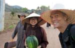 the one who speaks Vietnamese gets to carry the watermelon