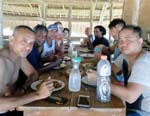 dining with the Malaysian crew....they were awesome!