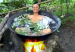 Hot Kawa Bath at Kayak Inn, Tibiao