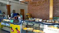 the inside of the bakery