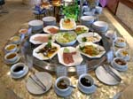 buffet breakfast offering at Royal Mandaya Hotel