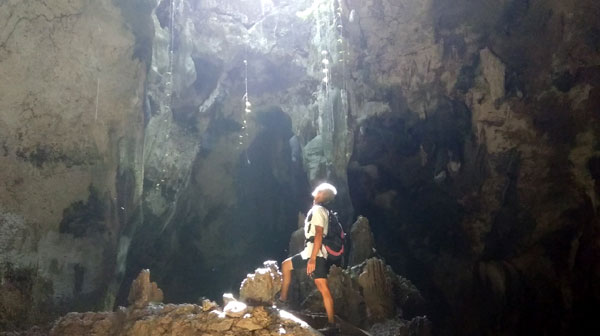 Exploring Bukilat Cave, Camotes Islands
