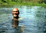 Taking a Dip at Capasanan Spring, Camotes Islands