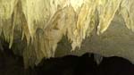 the stalactites are still alive...dripping down to a stalagmite