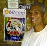 Bitcoin Transaction at 7 Sins Bar, Moalboal