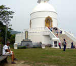 Trekking to the World Peace Pagoda