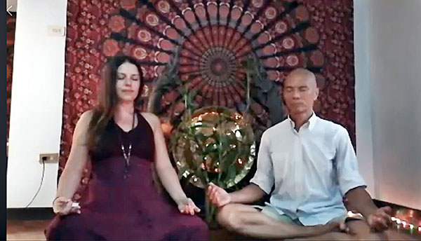 Meditating with One Million Meditators Movement