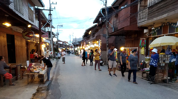Rummaging Through the Walking Street of Chiang Khan, Loei