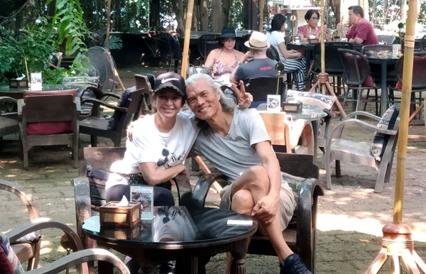 with Yolande in Chiang Mai