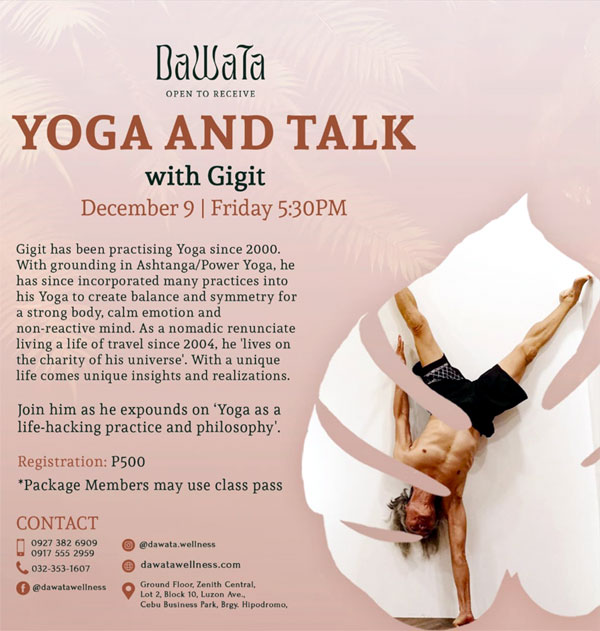 Yoga Talk at Dawata Yoga Studio