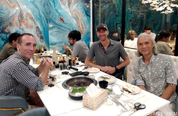 Yakiniku Dinner with Max and Jason