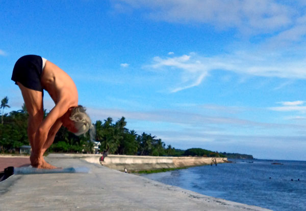 YOGA and Breakfast by the Seawall