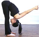 Forward Fold with Clasp pose